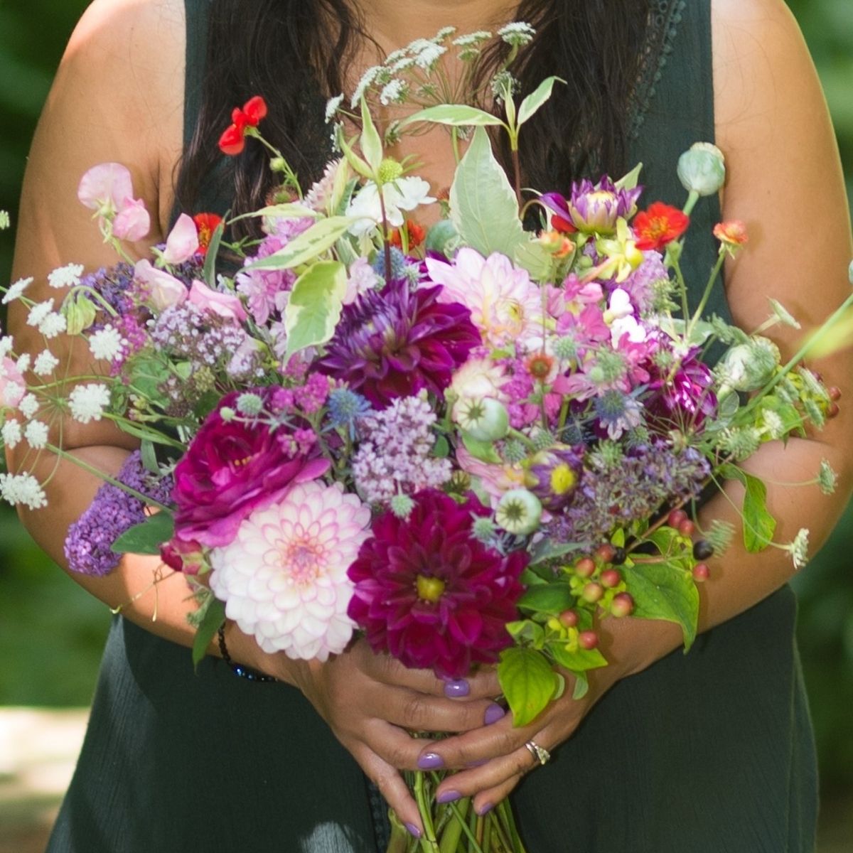 Wedding flowers naturally grown in Buckinghamshire