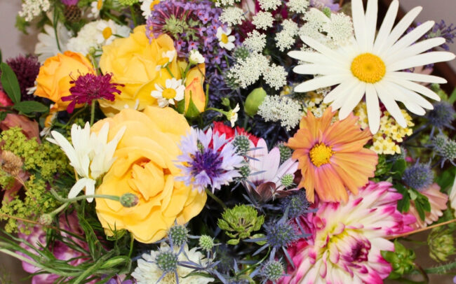 Seasonal Garden Bouquet - Locally Grown Bledlow