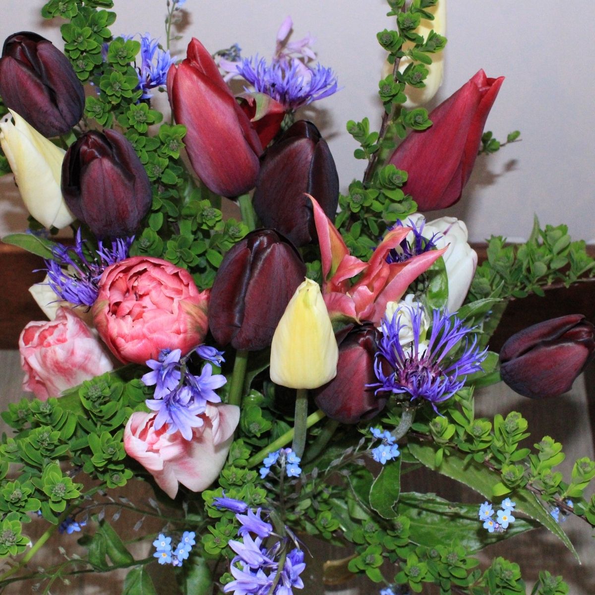 Medium seasonal garden bouquet of locally grown flowers from The Remedy Garden in Bledlow