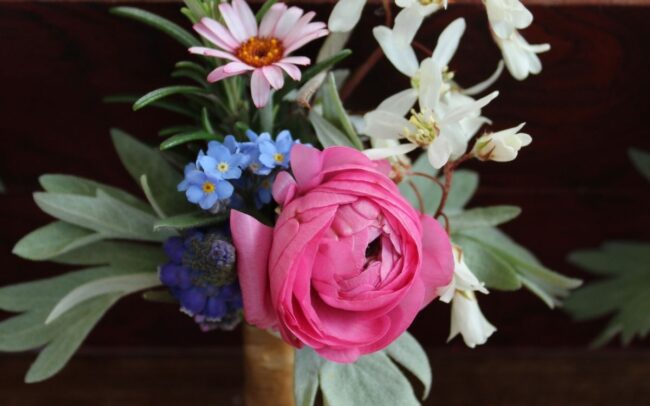 The Remedy Garden - Wedding flowers - buttonhole